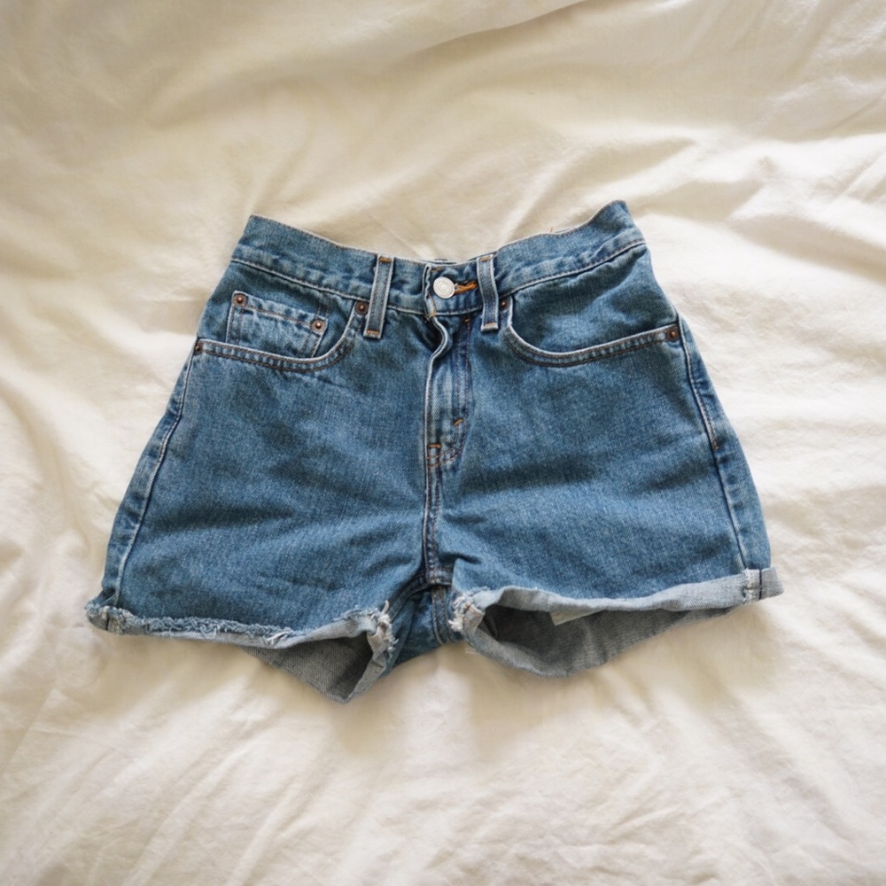 Vintage cut off shorts from aritzia